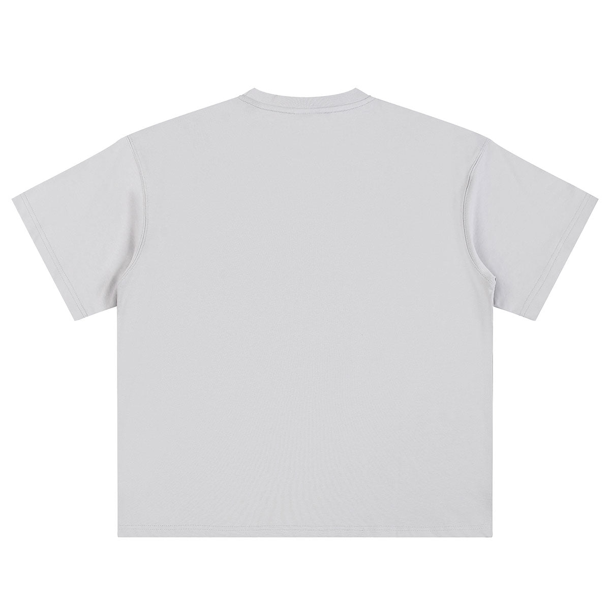 Relaxed Fit Boxy Solid Color Minimal Tee