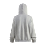Unisex Full-Zip Fleece Layered Hood Hoodie