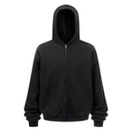 Fleece Lined Full Zip Front Hoodie