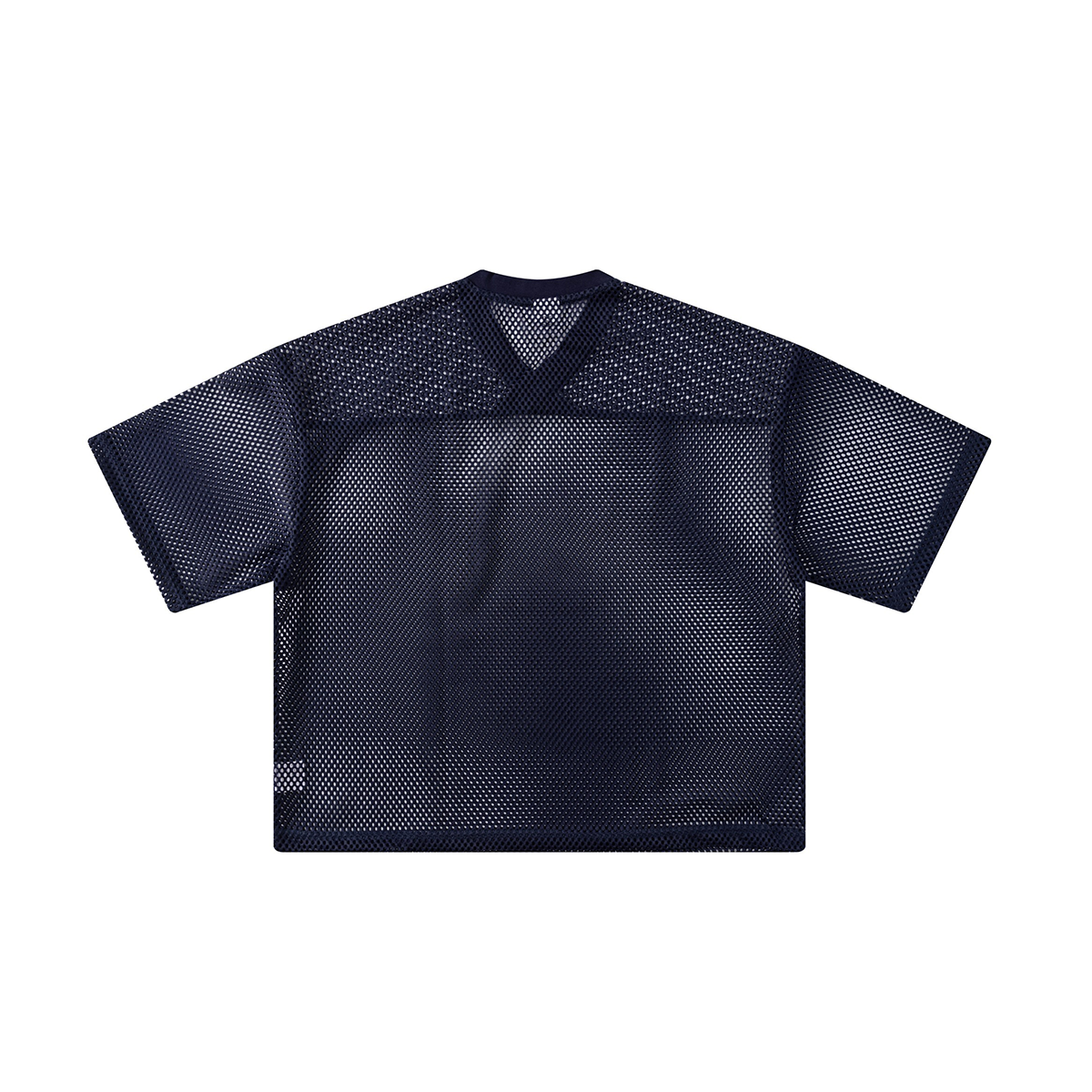 Breathable Mesh Oversized V Neck Tee