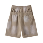 Casual Drawstring Double Waistband Shorts