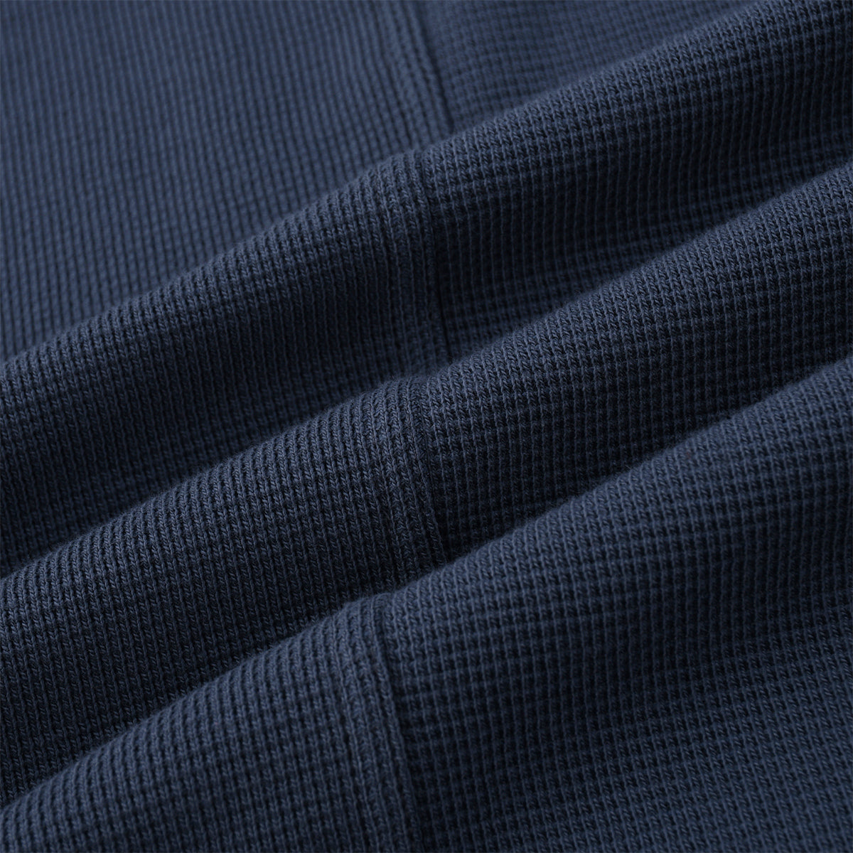 Heavyweight Waffle Split-Hem Texture T-Shirt
