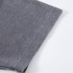 Boxy Waffle Washed Distressed Raglan Tee