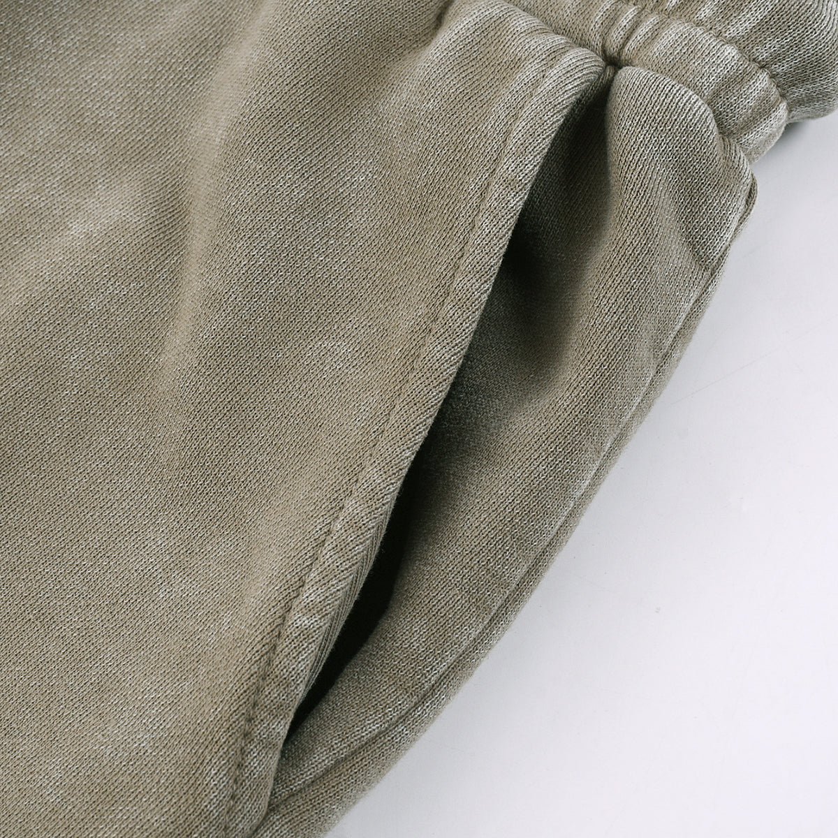 Washed Faded Cotton Sweatshorts