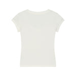 Solid-Color V-Neck Cotton T-Shirt 215gsm