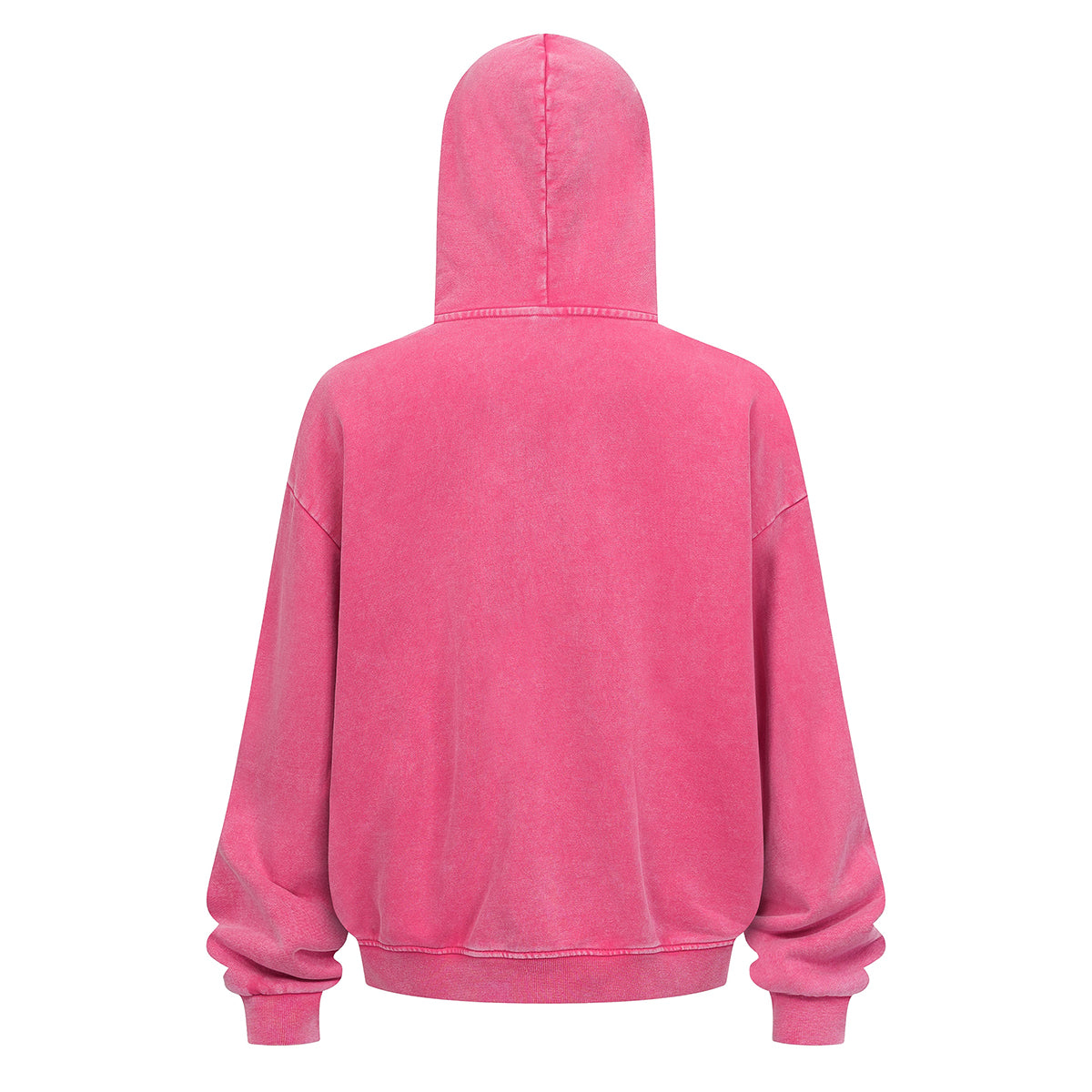 Double Yarn Vintage Washed Zippered Comfort Hoodie