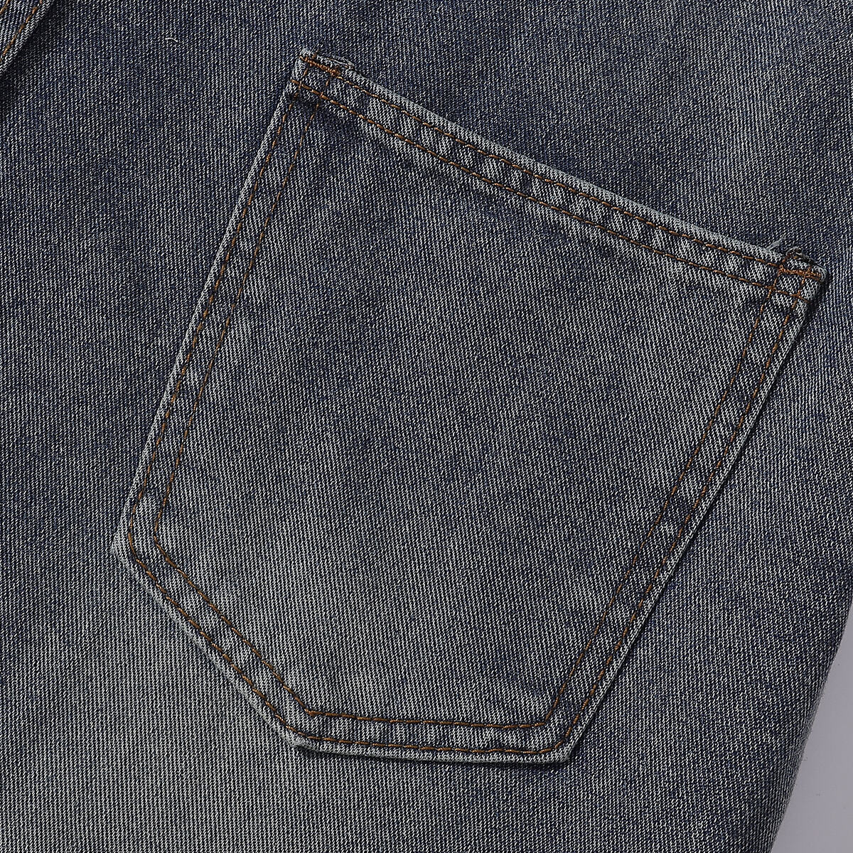 Embroidery Patchwork Denim Cargo Overalls