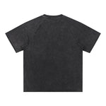 Stone-Washed Raw-Edge T-Shirt 270gsm