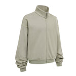 Oversized Zip High Neck Sweatshirt