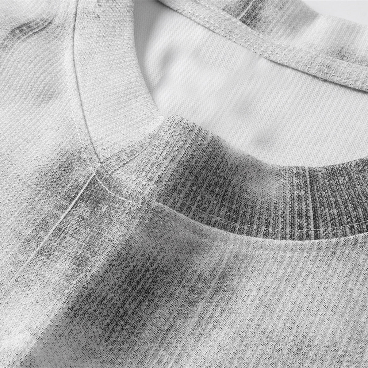 Gradient Graffiti Shadow Vintage Washed Distressed Tee