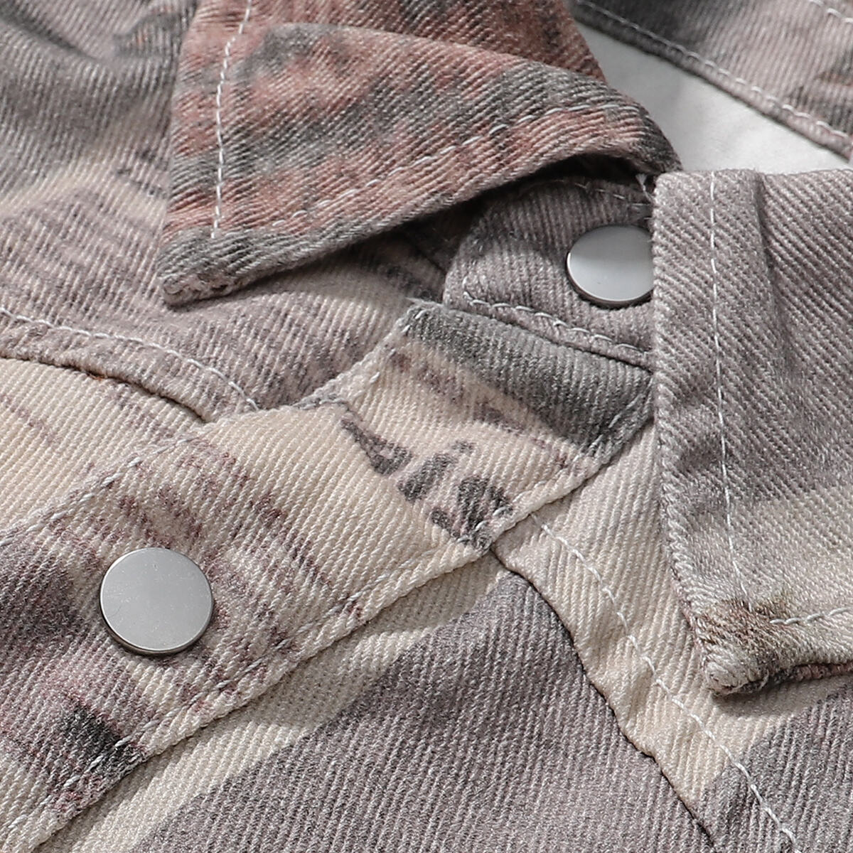 Multicolor Newspaper Print Jacket