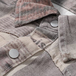 Multicolor Newspaper Print Jacket