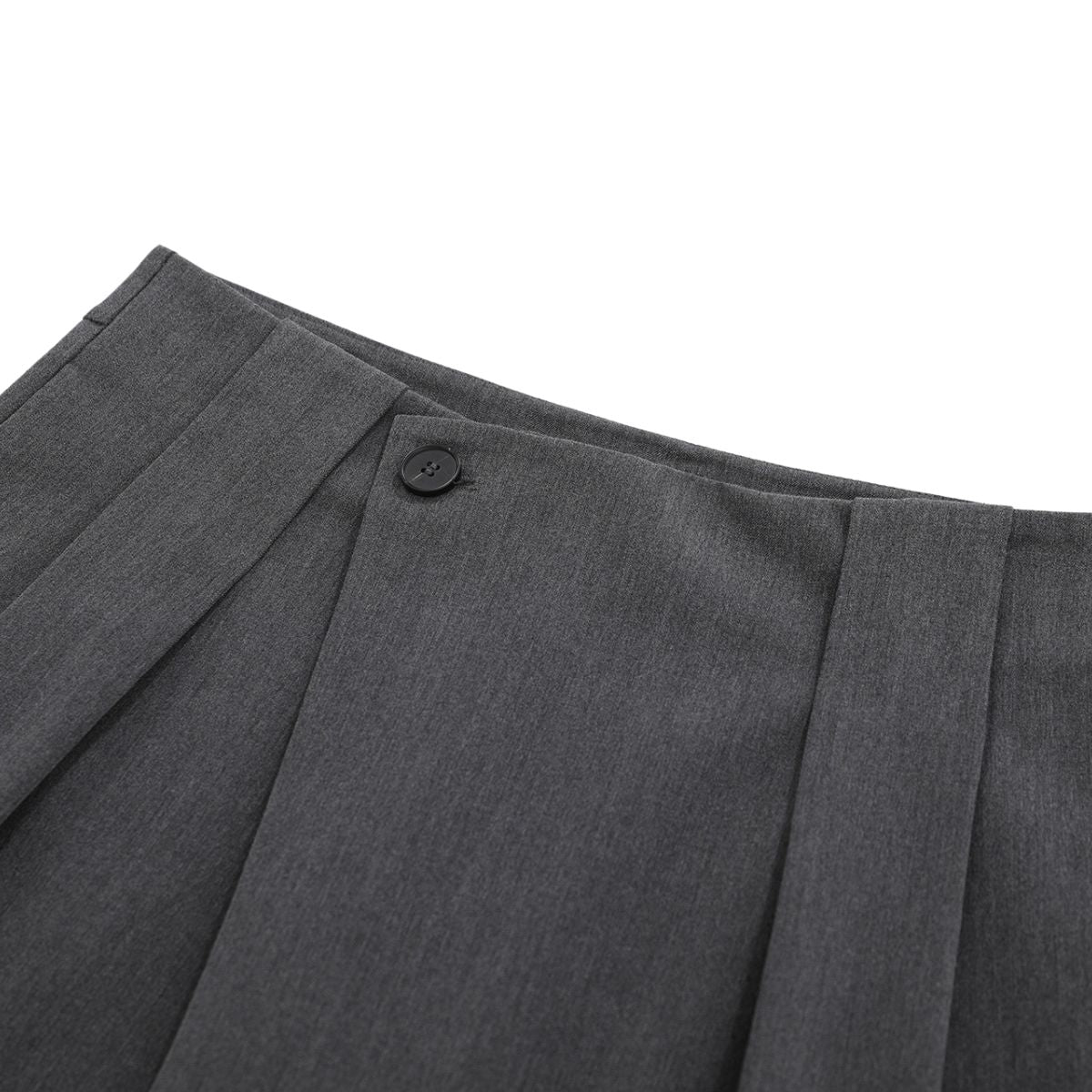 Vintage Asymmetrical Wide Leg Cropped Suit Shorts