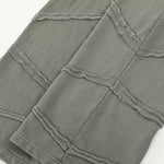 Washed Distressed Fabric Patchwork Vintage Pants
