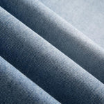 Raw Hem Embroidered Pearl-Frog Closures Jeans