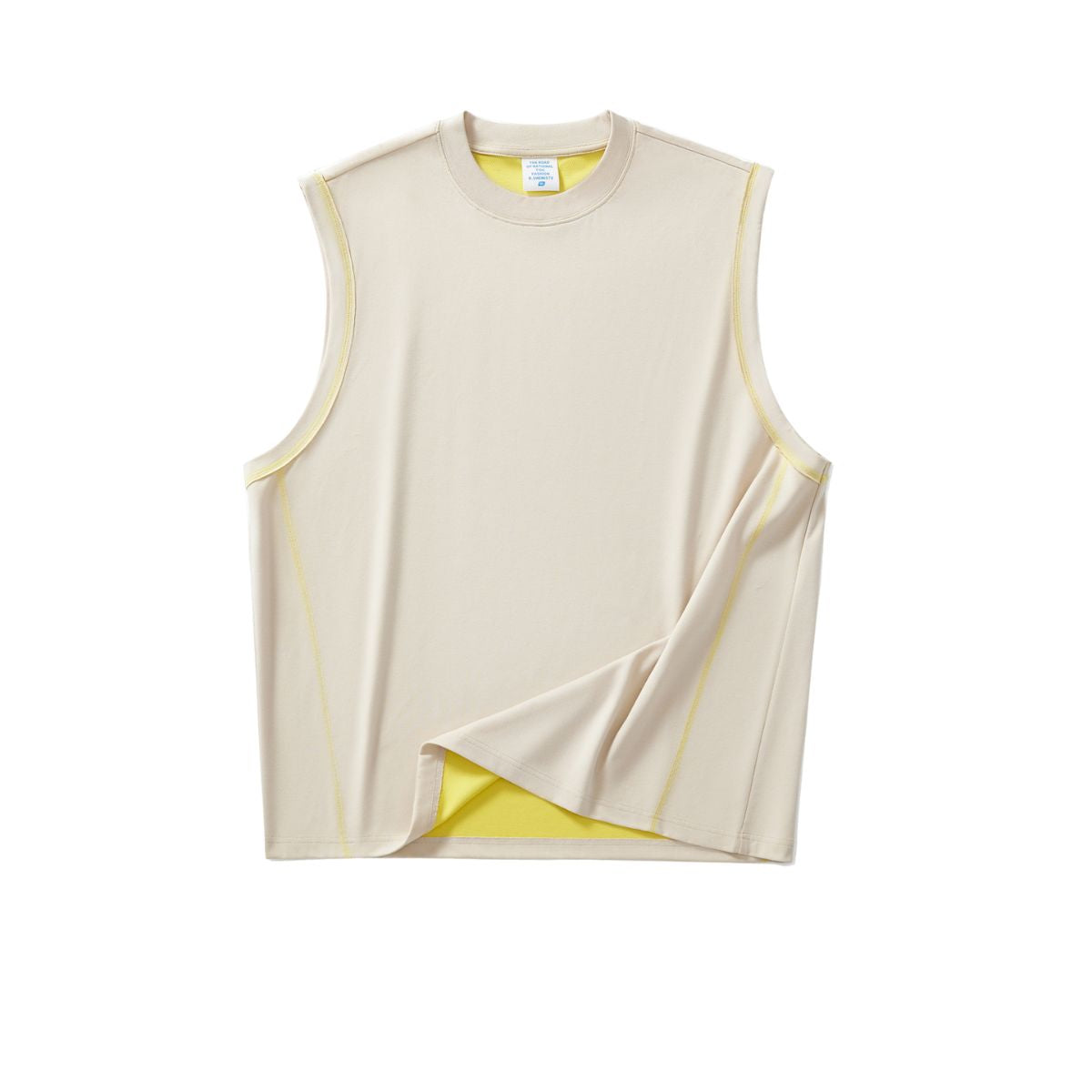 Loose Fit Contrast Muscle Tank 260gsm