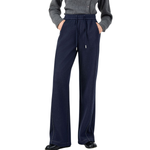 Women's Knit Denim Wide-Leg Pants