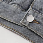 Relaxed Washed Faded Denim Jacket