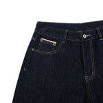 Vintage Loose Straight-Leg Denim Bermuda Shorts