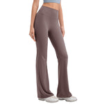 High Waist Micro Flare Yoga Pants for Women Moisture-Wicking Butt Lifting Gym & Yoga Leggings