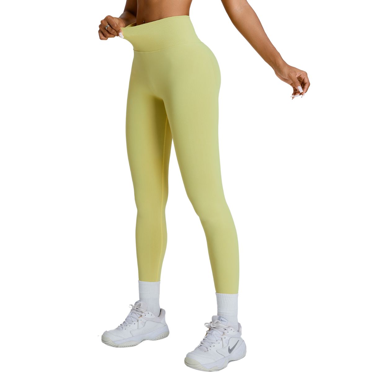 High-Waisted Seamless Yoga Leggings