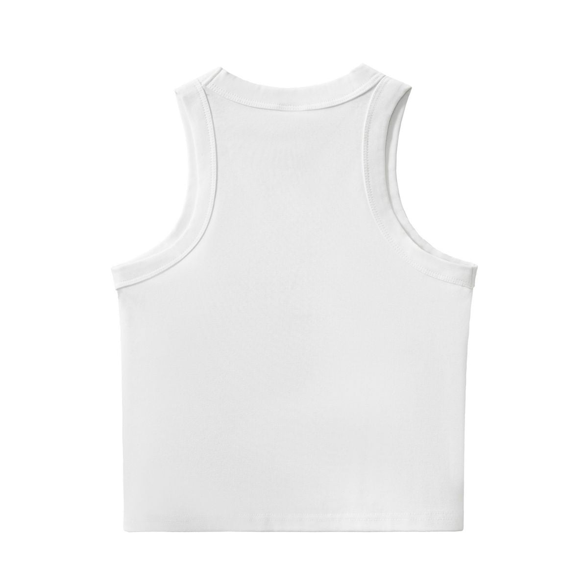 Stone Wash Slim Fit Crop Tank 320gsm