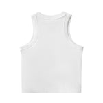 Stone Wash Slim Fit Crop Tank 320gsm