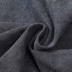 Silver Metal Flower Studs Denim Jacket