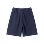 Men’s Vintage Wash Loose Fit Snowflake Waffle Shorts