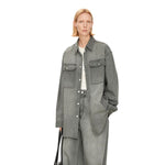 Oversized Vintage Washed Denim Shacket