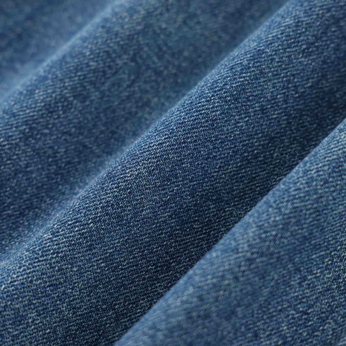 Vintage Washed A-Line Denim Midi Skirt