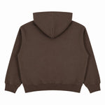 Boxy Cropped 340G Thermal Fleece Zip Hoodie