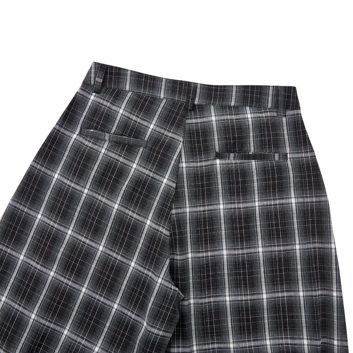 Vintage Hip-Hop Plaid High-Street Baggy Wide-Leg Trousers