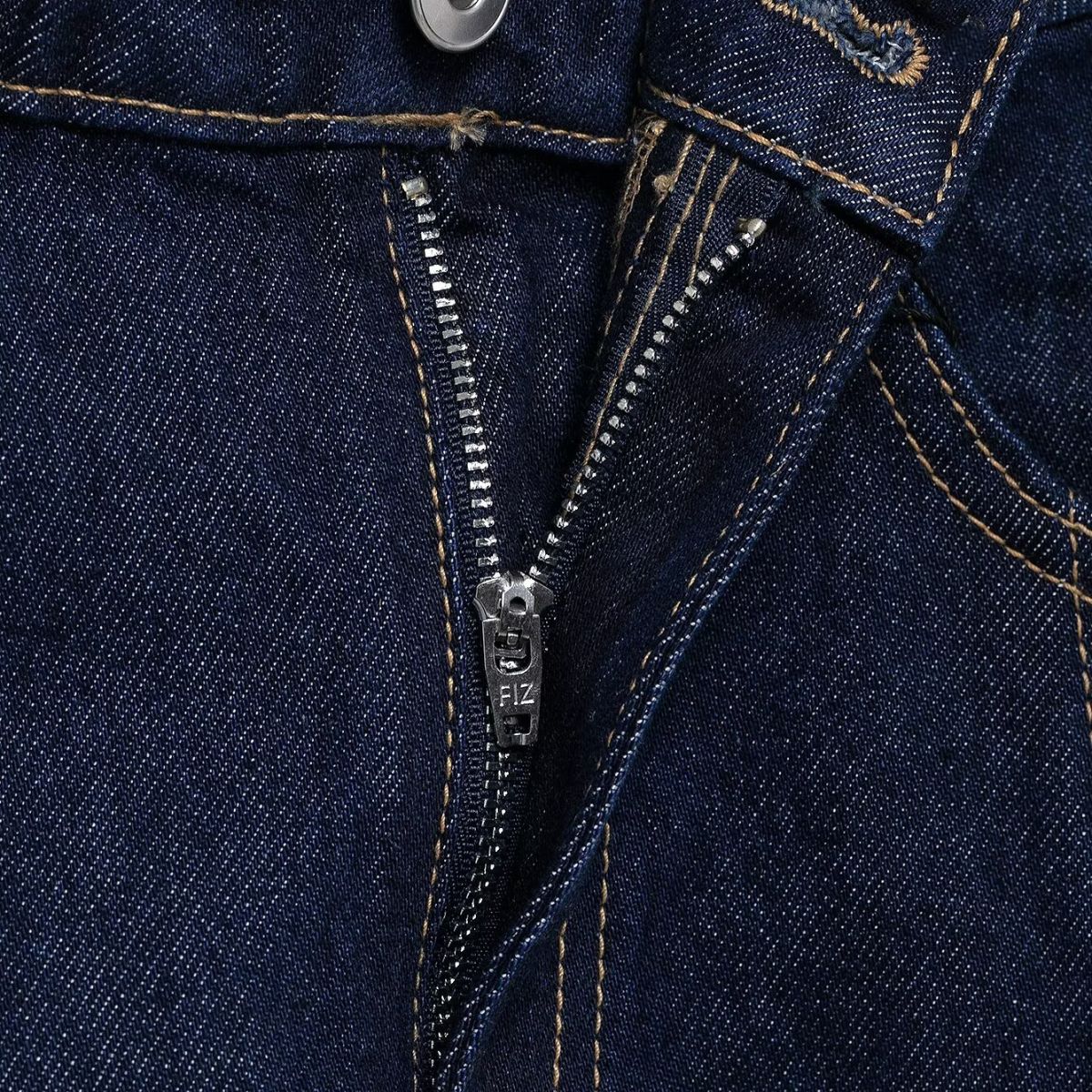 Indigo Denim Mini Flounce Skirt