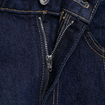 Indigo Denim Mini Flounce Skirt