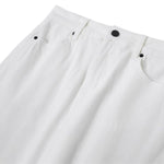 Women's White Denim Mini Skirt