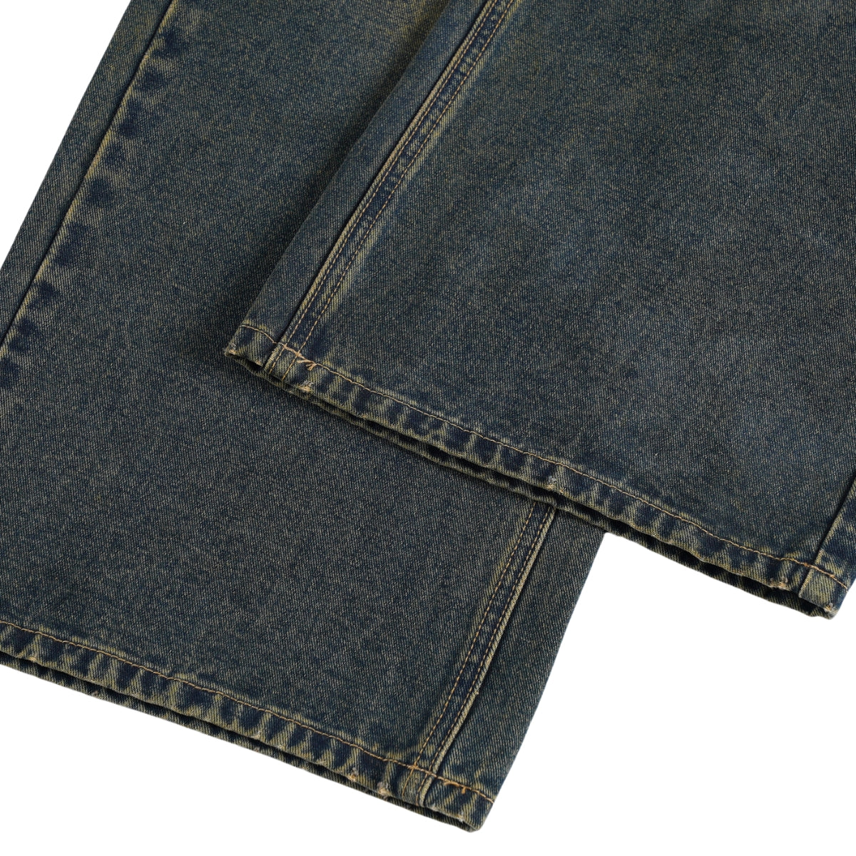 Light Blue Vintage Wash Baggy Jeans