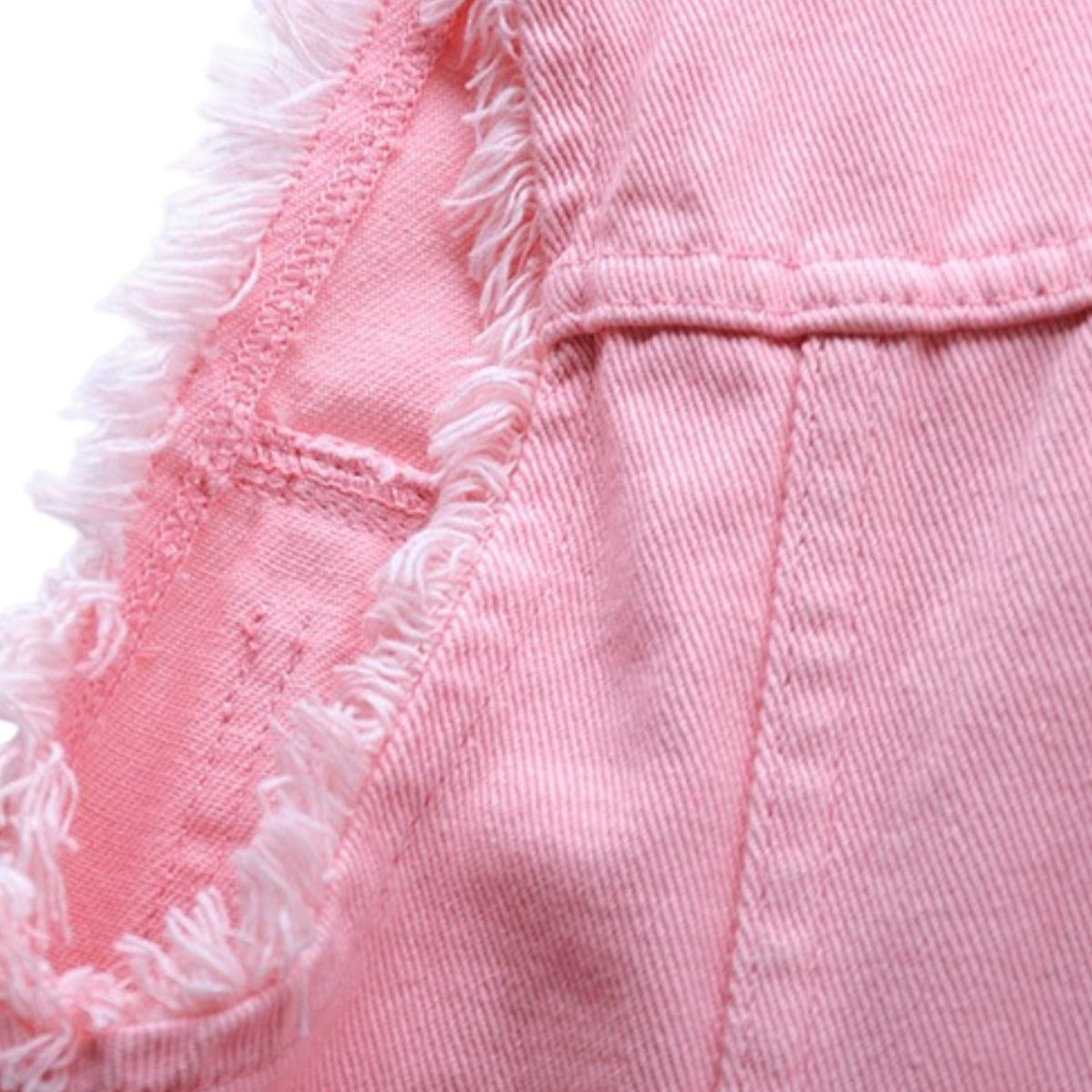 Women's Relaxed Fit Ripped Denim Vest