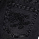 Vintage Washed Slim Flare Jeans