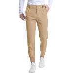 Men's Jogger Golf Pants Elastic Waist Stretch Casual Tapered Trousers