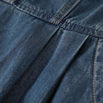 Relaxed Spaghetti Strap Denim Midi Dress