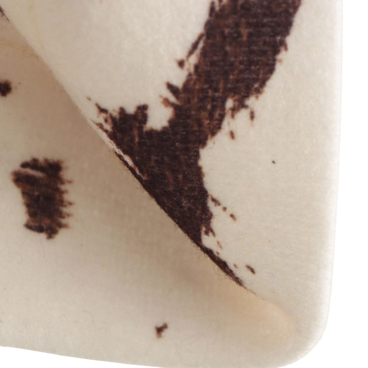 Cow Printed Relaxed Denim Jacket