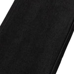 Minimalist Wide Leg Black Jeans