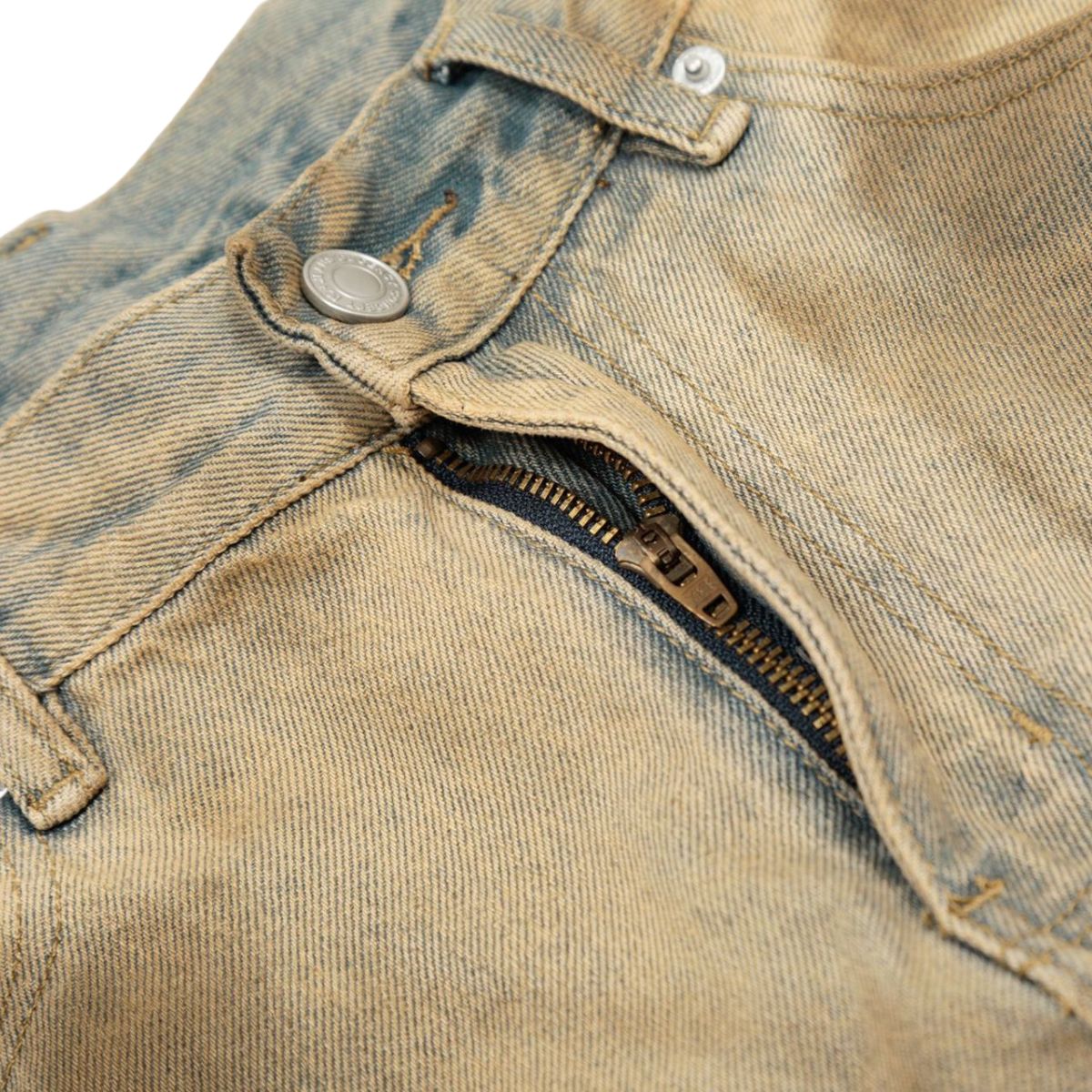 Smoke Rise Smudge Wash Wide Leg Jeans