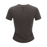 Women’s Retro Wash Fitted Stand Collar Tee