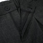 Vintage Draped Pleated Bermuda Shorts