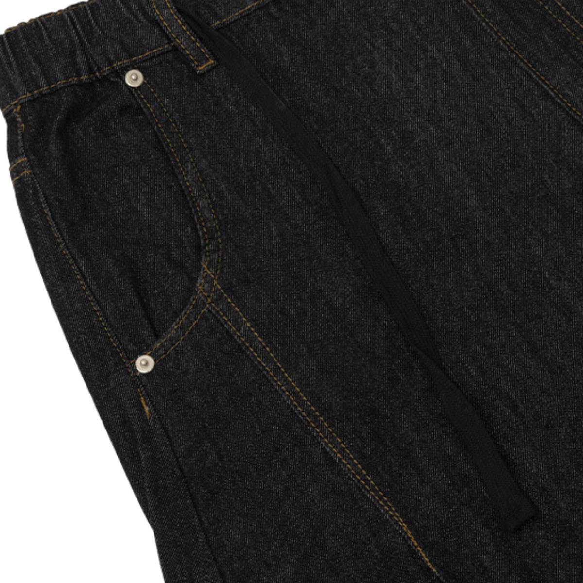 Minimalist Striped Check Relaxed Fit Casual Pants