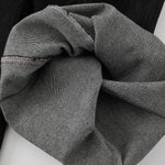 Wide Leg Embroidery Selvedge Bermuda Shorts