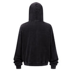 Double Yarn Vintage Washed Zippered Comfort Hoodie