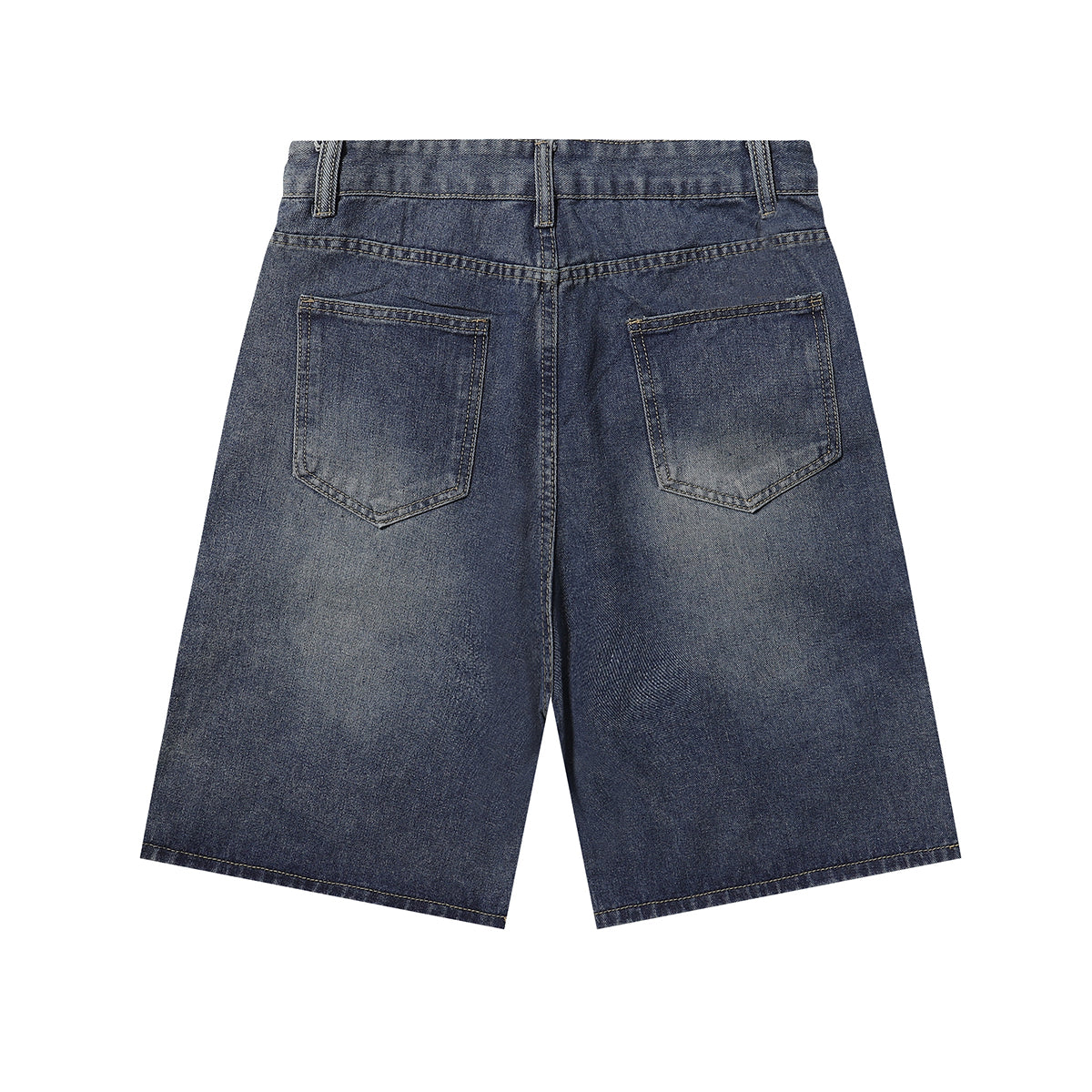 Cartoon Food Embroidery Fun Streetwear Denim Shorts